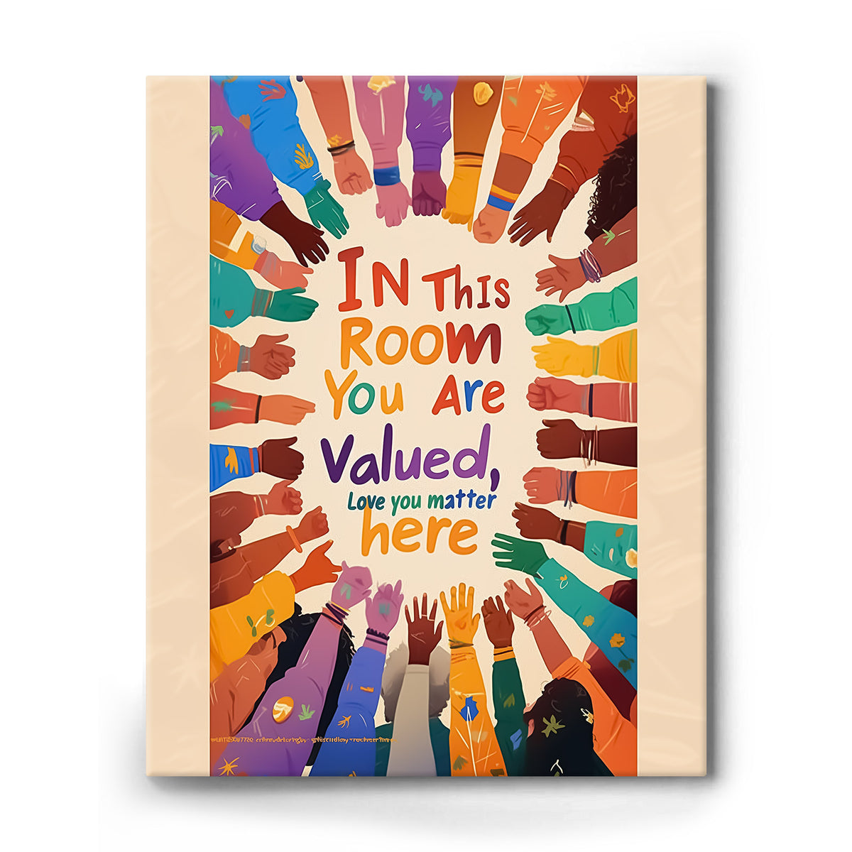 Inclusive Classroom Wall Art – In This Room You Are Valued