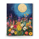Moonlit Wildflower Meadow Wall Art