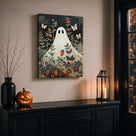 Little Ghosts at Play Halloween Canvas Wall Art for Kids