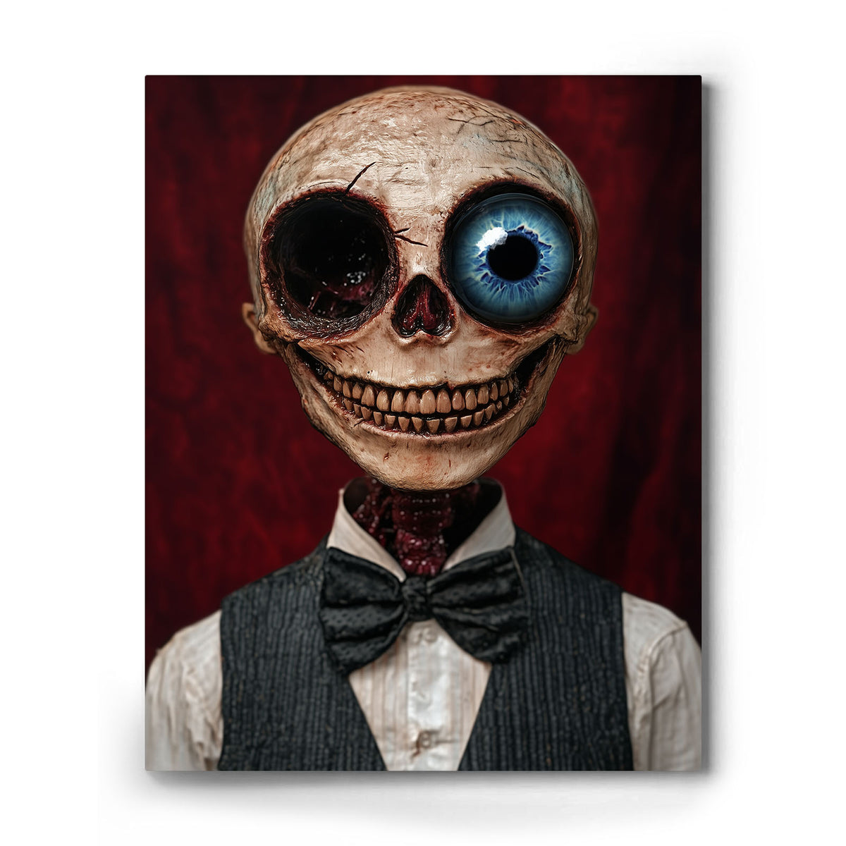 Vintage Skeleton Gentleman Wall Art
