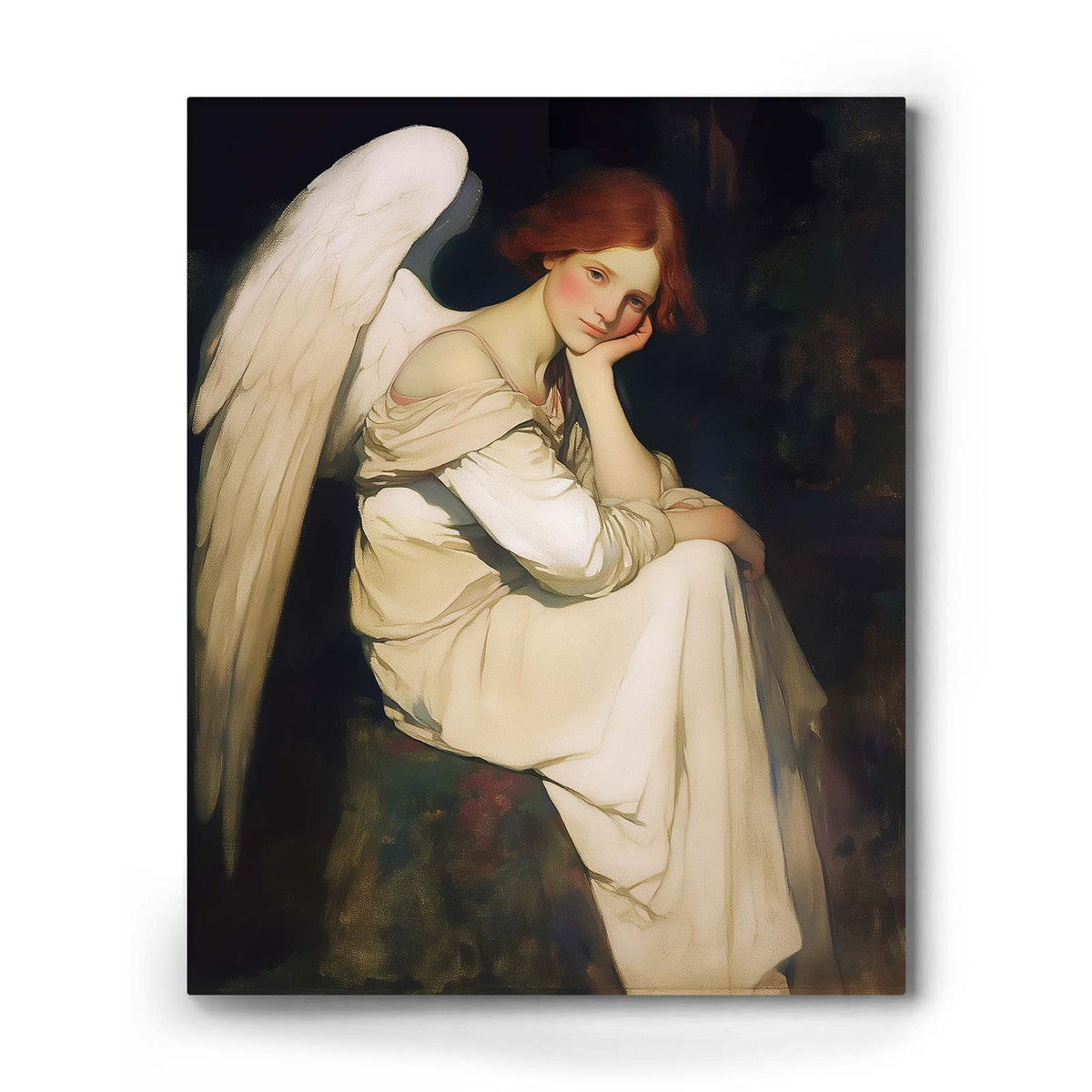 Serene Angel Portrait Wall Art
