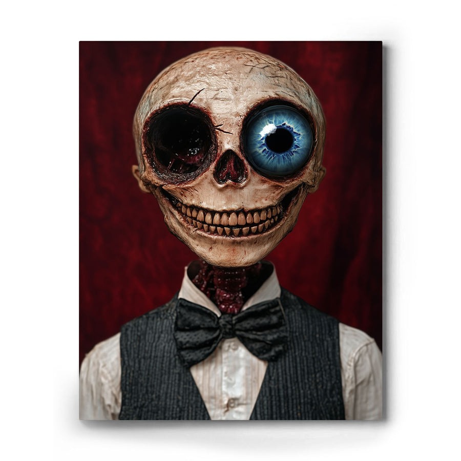 Vintage Skeleton Gentleman Wall Art