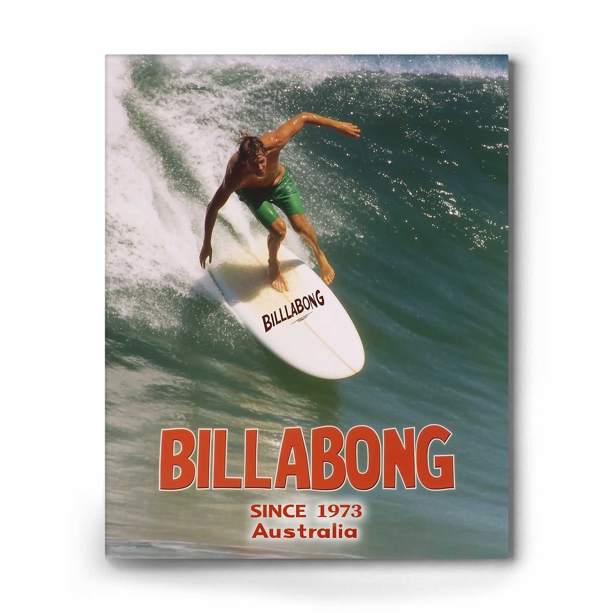 Vintage Surfing Poster Wall Art