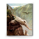 Classical Christian Saint Painting Saint in the Mountains Religious Wall Art
