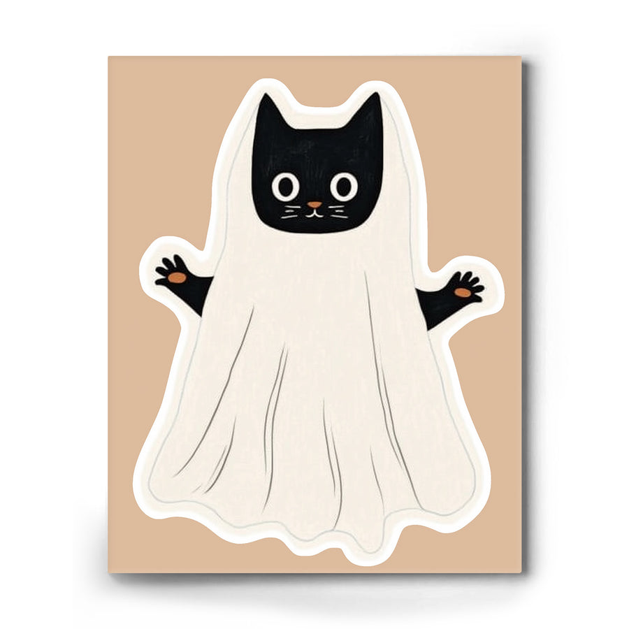 8x10 / Black Cat Ghost