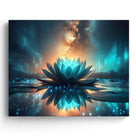 Mystical Lotus Water Wall Art