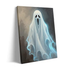 Glowing Ghost Halloween Canvas Wall Art
