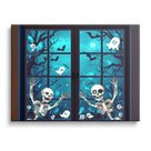 Spooky Skeleton Halloween Wall Art