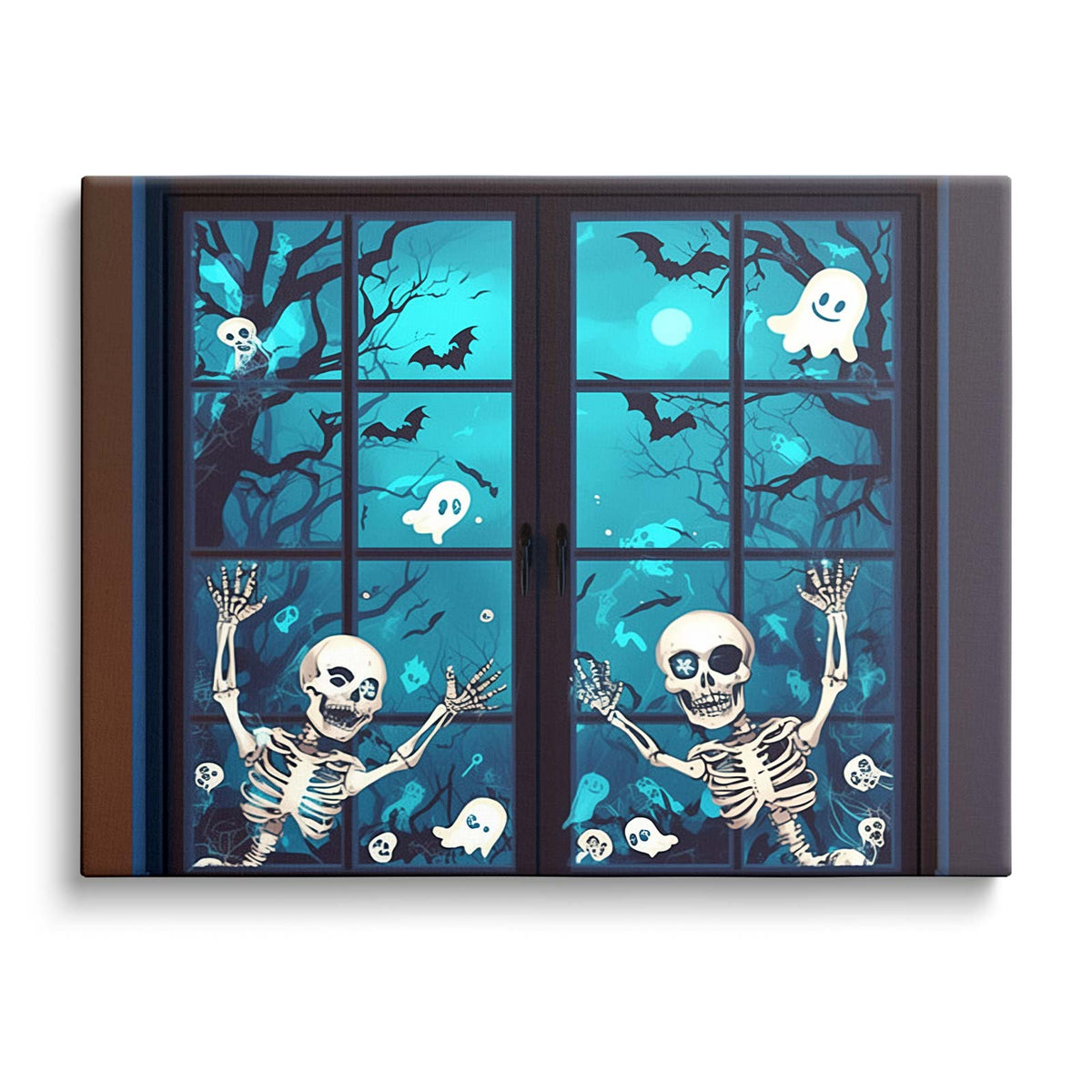 Spooky Skeleton Halloween Wall Art
