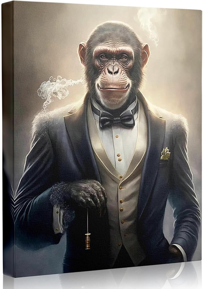 Funny Orangutan Gentleman