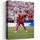 Cristiano Ronaldo No. 7 Portugal Canvas Wall Art – Soccer Stadium Print
