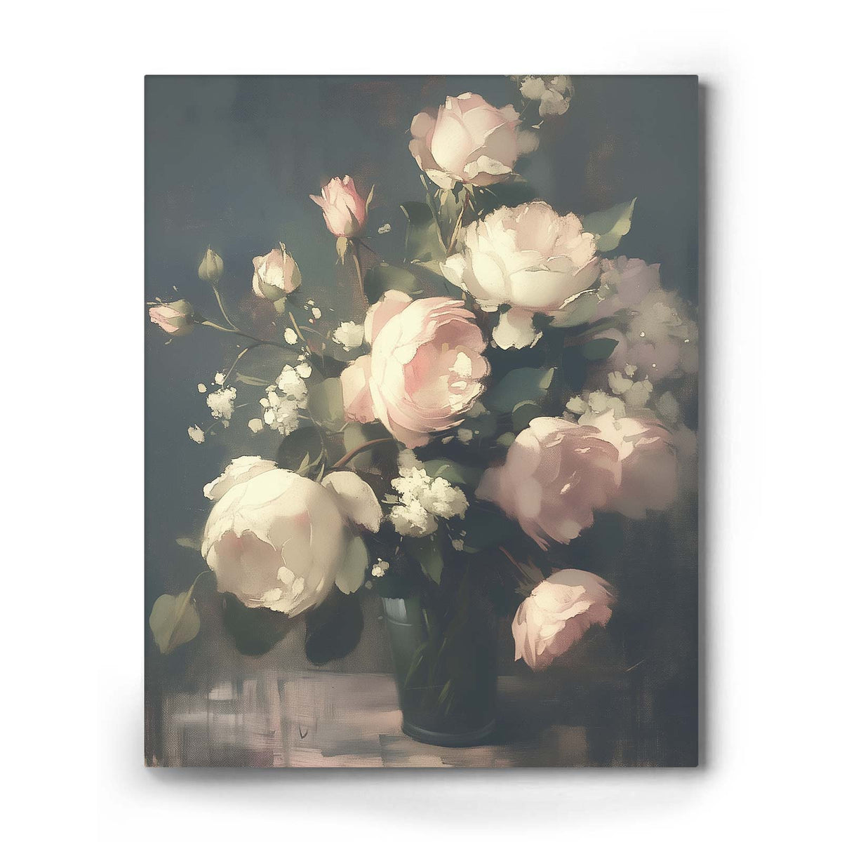 Romantic Rose Bouquet Wall Art
