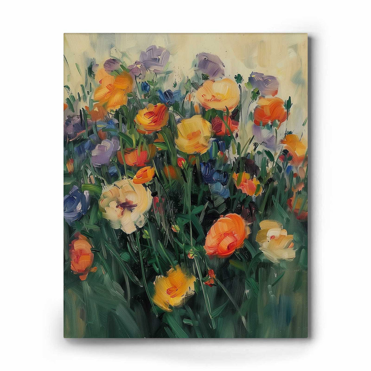 Colorful Wildflower Garden Wall Art