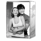 Personalized 3D Crystal Photo Engraved with K9 Crystal & Subsurface