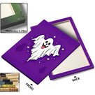 Playful Starry Ghost Halloween Canvas Wall Art