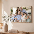 Personalized Family Canvas Print – Custom Family Photo Wall Art