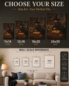 Witch’s Potion Room Halloween Canvas Wall Art