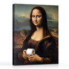 Funny Mona Lisa Bathroom Wall Art