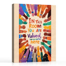Inclusive Classroom Wall Art – In This Room You Are Valued