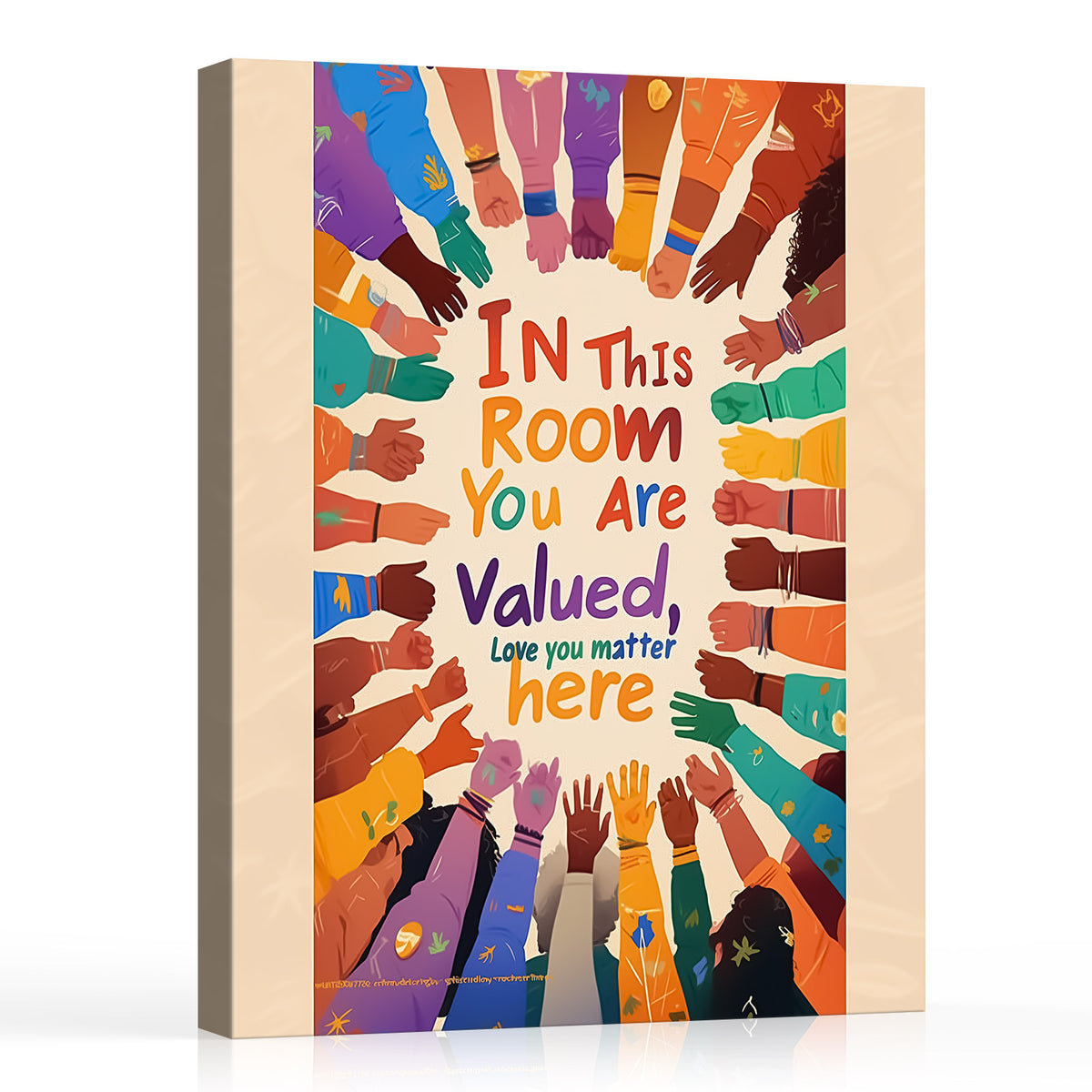 Inclusive Classroom Wall Art – In This Room You Are Valued
