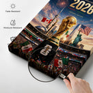 2026 World Soccer Canvas Wall Art – Canada Mexico USA Championship Stadium Print