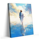 Christian Jesus Walking on Water Inspirational Painting Religious Wall Art