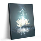 Mystical Lotus Water Wall Art