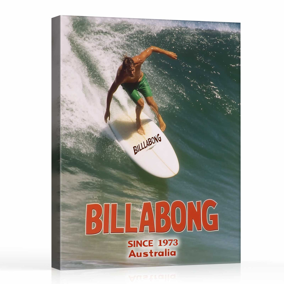 Vintage Surfing Poster Wall Art