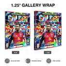 Rodri Golden Ball Graffiti Canvas Wall Art – Spain No. 16 Soccer Print