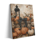 Rustic Pumpkin Harvest Halloween Canvas Wall Art