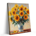 Sunflower Bouquet Still Life Oil Painting Wall Art
