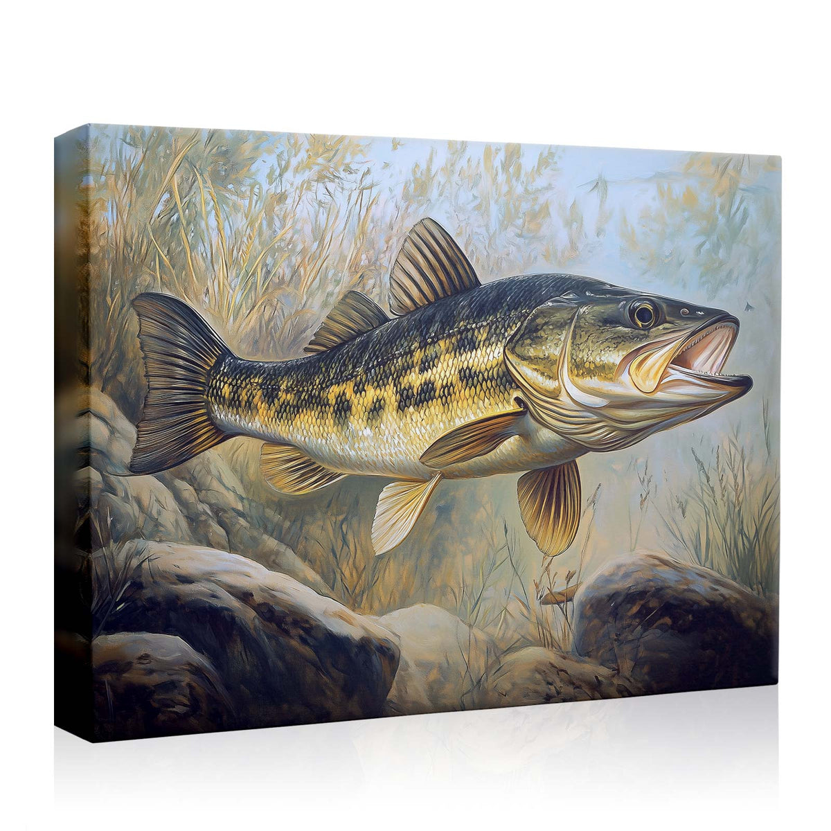 Freshwater Pike Fishing Wall Art