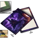 Purple Castle of Shadows Halloween Canvas Wall Art