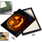 Vine-Wrapped Jack-o’-Lantern Halloween Canvas Wall Art
