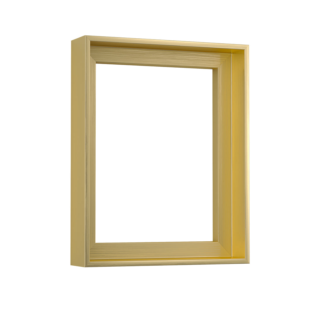 Canvas Floating Frame for Finished Canvas Artwork, Oil Painting Floater Frame for 1.25 Inch Deep Canvas, Gallery Style Picture Frame for Wall Decor with Mounting Hardware