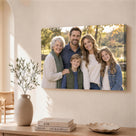 Custom Family Photo Canvas – Multi-Generation Portrait Wall Art