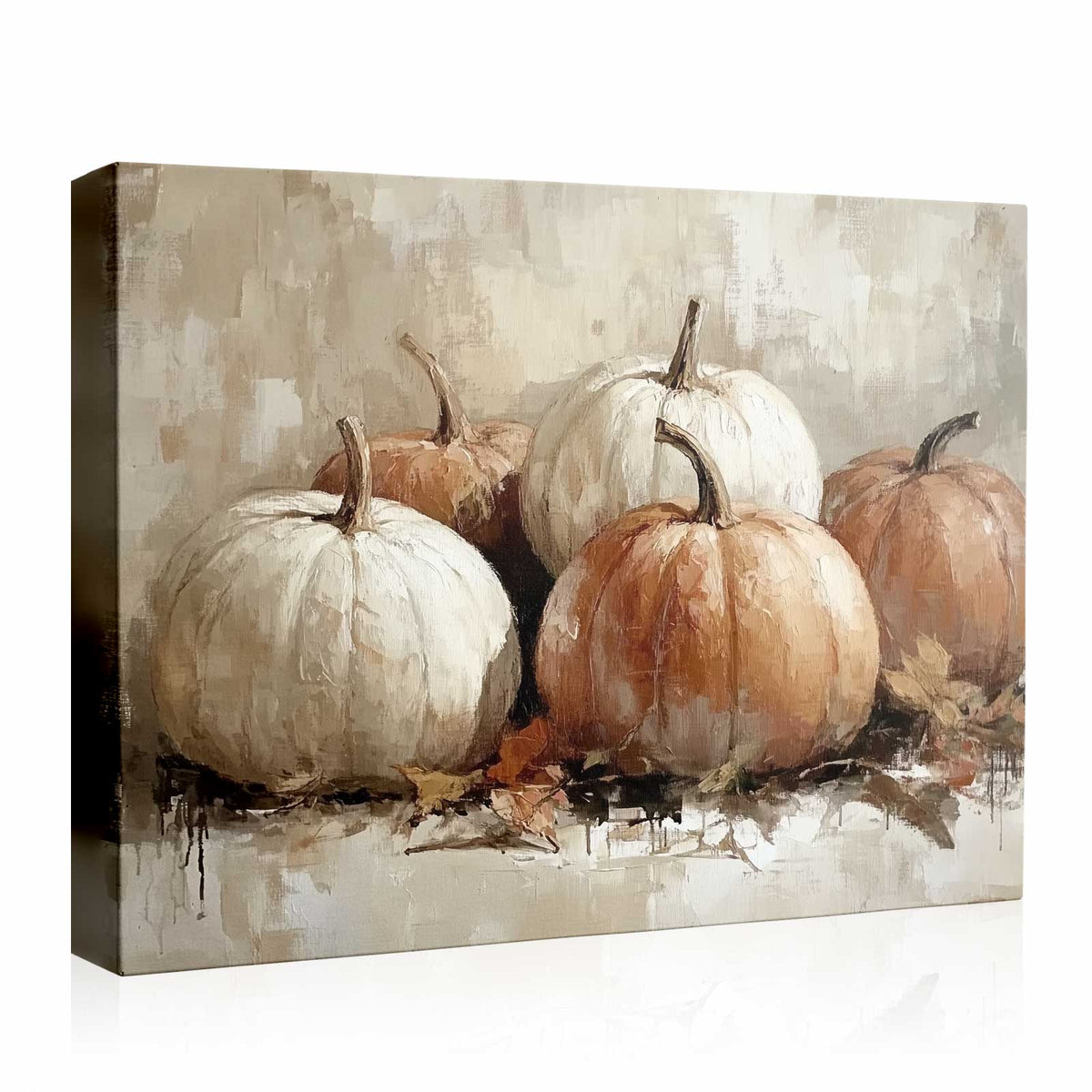 Neutral Pumpkin Harvest Wall Art