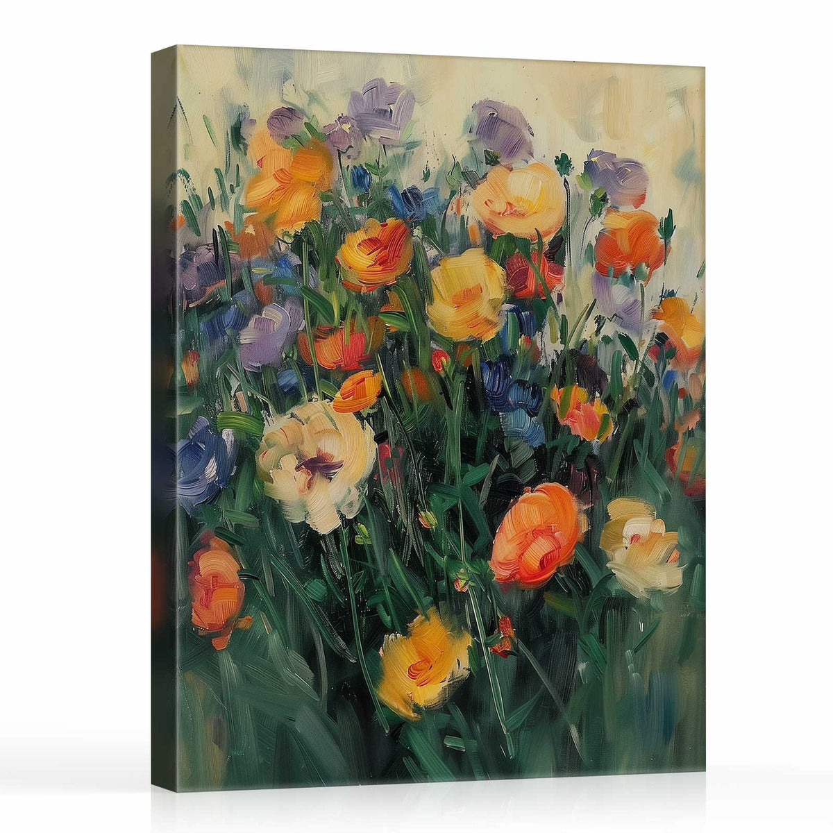 Colorful Wildflower Garden Wall Art