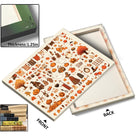 Autumn Cozy Halloween Doodle Collage Illustration Wall Art
