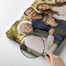 Custom Family Photo Canvas – Multi-Generation Portrait Wall Art
