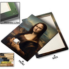 Funny Mona Lisa Bathroom Wall Art