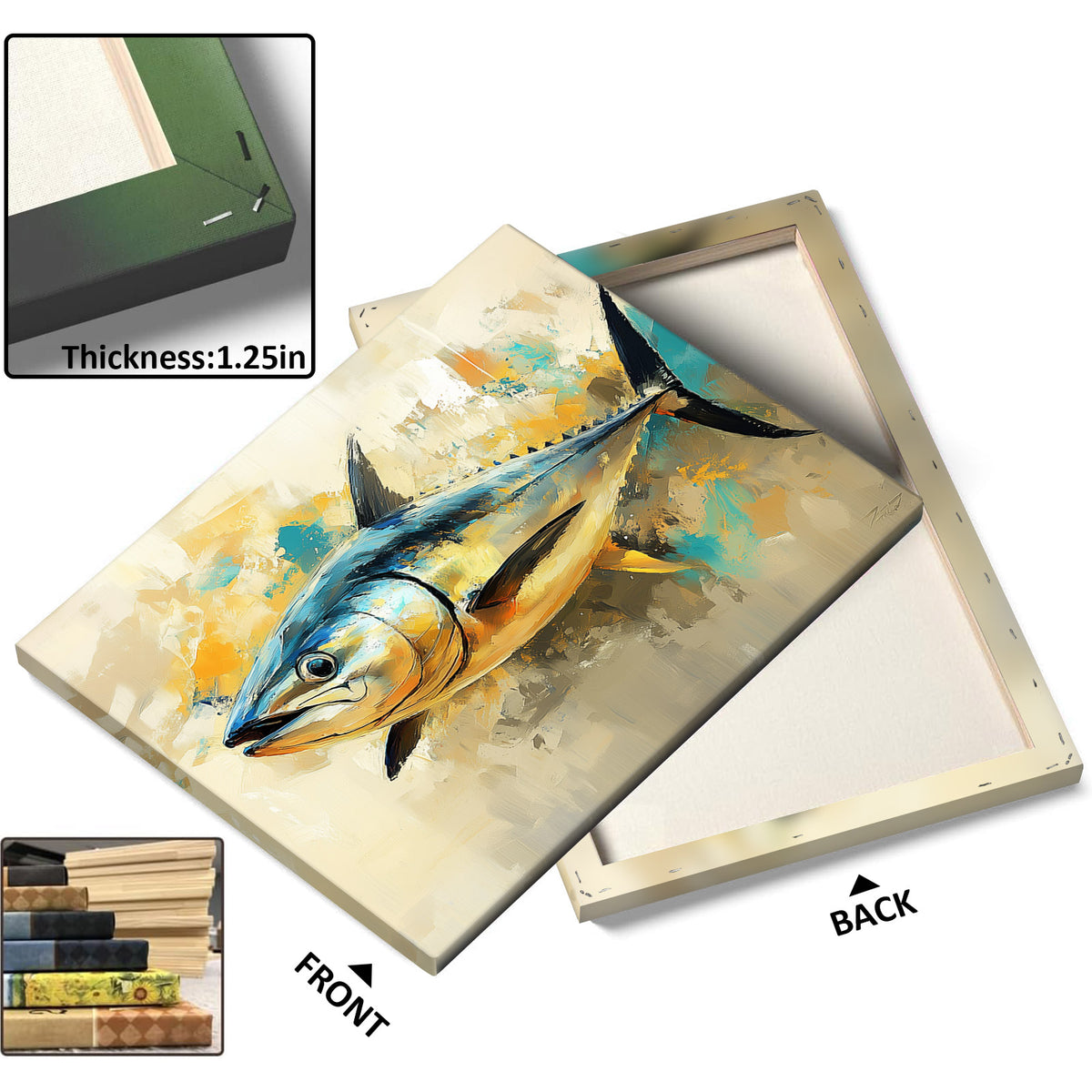 Bluefin Tuna Ocean Wall Art