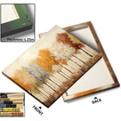 Modern Abstract Autumn Tree Landscape Painting Forest Wall Art