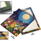 Moonlit Wildflower Meadow Wall Art