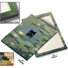 Black Cat Water Lily Wall Art