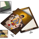 Mexican Catholic Devotional Painting Our Lady of Guadalupe Religious Wall Art