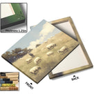 Shepherd and Sheep Pasture Wall Art