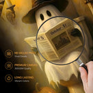 Haunted Newspaper Ghost Halloween Canvas Wall Art
