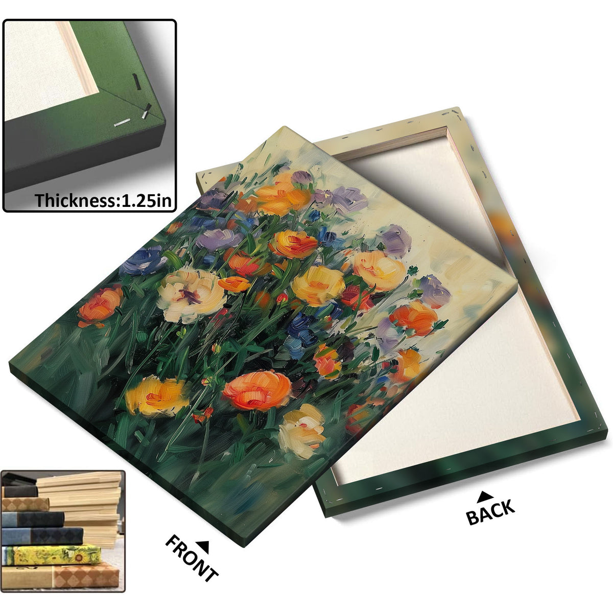 Colorful Wildflower Garden Wall Art