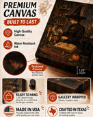Witch’s Potion Room Halloween Canvas Wall Art